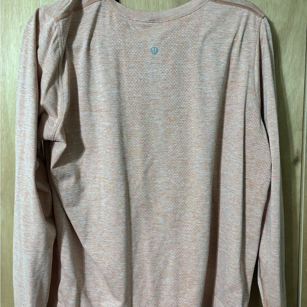 lululemon athletica Women’s Orange Long Sleeve Shirt